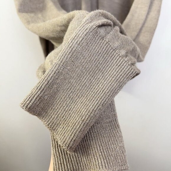 Nike Golf Mens Xlarge Vneck Wool Fine Knit Sweater In Tan Color - Picture 4 of 12